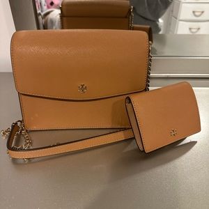 Tory Burch crossbody bag and matching wallet